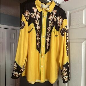 Men’s Button Up Western Shirt